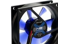 Noiseblocker Blacksilentfan X1, Fan, 8 Cm, 1300 Rpm, 10 Db, 26 M³/H, Svart
