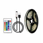 "High-Quality USB LED Strip Lights with 5050 RGB Colour Changing Tape for TV and