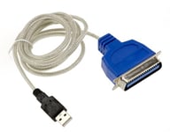 KALEA-INFORMATIQUE Cordon Convertisseur LPT IEEE1284 parallèle vers USB avec prise centronics C36. Longueur 1.2M