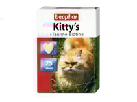 Beaphar Kitty''s + Taurine-Biotine, Katt, Tablett, Allmän Hälsa, Junior, Vitamin C, Vitamin E, Vitamin H (Biotin), Kalcium, Phosphorus, Kalium, Natrium