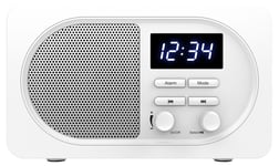 Exibel FM-radio, klockradio, Bluetooth, USB och 3,5 mm