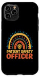 Coque pour iPhone 11 Pro Agent de sécurité des patients Boho Rainbow Wear Healthcare Safety