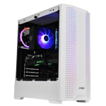 OPSYS Magna-X6 Blanc PC Gamer Tour Ordinateur de Bureau avec Écran et  Clavier/Souris (AMD