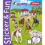 SCHLEICH Klistermärkesbok Sticker & Fun, Hästklubb