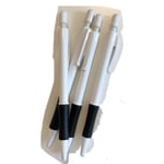 4 stycken stiftpennor 0,7 mm vita