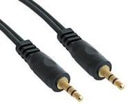 World of Data 2.5m 3.5mm Jack Cable - Premium Quality / 24k Gold Plated/Audio/Stereo/Male to Male