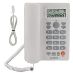 Agatige Corded Phone With Speakerphone,landline Telephone Caller Id Telephone Hands-free Calling Home Office(White)