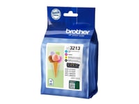 Brother Lc3213 - 4-Pack - Svart, Gul, Cyan, Magenta - Original - Bläckpatron - För Brother Dcp-J772dw, Dcp-J774dw, Mfc-J890dn, Mfc-J890dw, Mfc-J890dwn, Mfc-J895dw