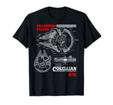 Star Wars Corellian Millennium Falcon Schematics T-Shirt