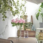 IKEA IKEA SMYCKA plastblomma, inom-/utomhus/ros rosa, 40 cm, plastblomma, cm, konstgjord blomma 40 cm