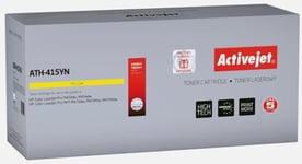 Activejet ATH-415YN Toner pour imprimante HP ; Remplacement HP 415A W2032A ; Supreme ; 2100 Pages ; Jaune avec Puce