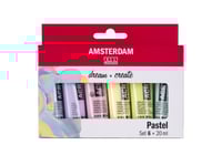 Amsterdam Standard Series Acrylic Paint Pastel Set | 6 X
