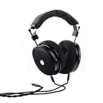 okcsc HIFI Over Ear SR70 Open Bcak Headphones with 70mm Speaker, Soft Breathable Ear Cotton, Foldable Lightweight HD Stereo Balanced Sound Deep Bass Headset with 3.5mm Jack Wire Control, Black