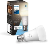 Philips Hue B22 Bulb Warm White  Smart  LED [B22] with Bluetooth 806 Lumen 2700k