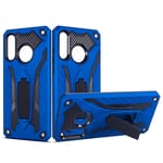 JZ [2 in 1[Kickstand] Phone Case For Huawei P30 Lite/Nova 4e Prevention Drop-Protection Silica gel & PC Cover - Blue