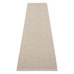 Pappelina, Emm matta 70 x 300 cm Linen/Linen Metallic