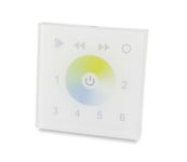 Synergy 21 Led Controller Eos 03 Dmx512 Dual White Cct Wall Switch Black