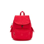 Kipling City Pack S, Backpacks Femme, Rouge, 19x27x33.5 cm