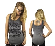 Lethal Angel Built For Speed Motorcycle Biker Punk Womens Tank Top Shirt LT20414