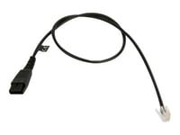 Jabra - Headset-Kabel - Snabburkoppling Till Rj-45 - För Jabra Gn 2100, Gn 2100 3-In-1, Gn 2200