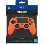 Nacon Compact Controller for Sony PlayStation 4 - Orange NEW