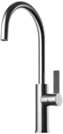 Tapwell ARM180 svart handtag (2 färger): Krom/svart