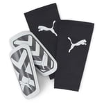 PUMA Benskydd Ultra Light Sleeve Eclipse - Svart/vit, storlek X-Large