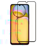 Xiaomi Redmi 13C (4G) / 13C (5G) / Poco C65 Skärmskydd - Case Friendly - Genomskinlig / Svart Kant