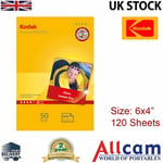 6pack: Kodak Glossy Photo Paper 6x4" 240gsm For All Inket Printers (120 Sheets)