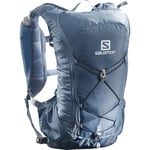 Salomon Agile 12 Unisex Hydration Vest, Trail Running, MTB, Running, Hiking, Dynamic Comfort, Quick Access, and Multi-purpose, Blue