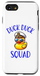 Coque pour iPhone SE (2020) / 7 / 8 Duck Duck Squad Tenue de croisière de vacances assortie