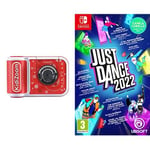 VTech KidiZoom PrintCam (Red), Digital Camera for Children with Built-In Printer, Kids Camera with Special Effects and Fun Game, Action Camera 5 Years + & Just Dance 2022 (Nintendo Switch)