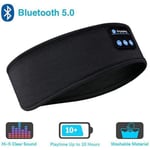 Trådlöst headset Stereo Pannband Run Sleep Music Hörlurar black