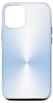Coque pour iPhone 12/12 Pro Couleur bleu pastel minimaliste simple