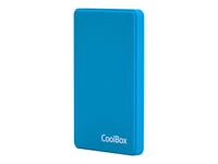 CoolBox SlimColor 2543 - Boitier externe - 2.5" - SATA - USB 3.0 - bleu clair