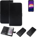 phone Case Wallet Case for Ulefone Armor 9 Mobile phone protection black