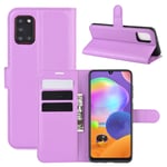 samsung Samsung A31 PU Wallet Case Purple
