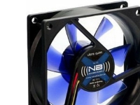 Noiseblocker BlackSilentFan X2, Fan, 8 cm, 1800 RPM, 18 dB, 45 m³/h, Svart