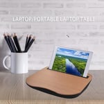 Multifunctional Lap Desk Laptop Holder Portable Computer Table with Phone Tab uk