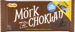 Cloetta Mörk choklad 72 % UTS
