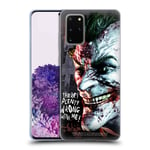 Head Case Designs Officially Licensed Batman Arkham City Joker Wrong With Me Graphics Soft Gel Case Compatible With Samsung Galaxy S20+ / S20+ 5G