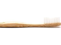 Humble Brush Humble Brush, Bamboo toothbrush for adults, Medium, white