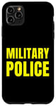 iPhone 11 Pro Max MP Military Police Uniform FRONT PRINT On Duty Armed Forces Case