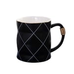 DUKAILIN Espresso Cups Black and White Grid Geometry Ceramic Coffee Mug Porcelain Juice Drinking Cup Coffee Milk Tea Cup|Mugs