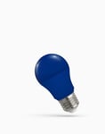 Blå E27 LED-lampe 4,9 W