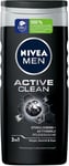 Nivea Men Active Clean Shower Gel (250 ml), Effective 250 ml (Pack of 1) 
