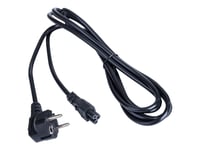 Akyga Ak-Nb-10A - Strömkabel - Power Cee 7/7 Till Iec 60320 C5 - 250 V - 2.5 A - 3 M - Svart