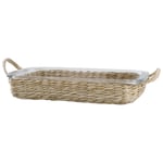 Chic Antique Denmark Fat Med Flätad Korg Klar/Natur S