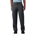Dickies Men's D/Knee Pant Workwear Trousers, Charcoal Grey, 40W 32L UK