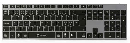 Voxicon Bt Keyboard 290 Sort Trådløs Nordisk Tastatur